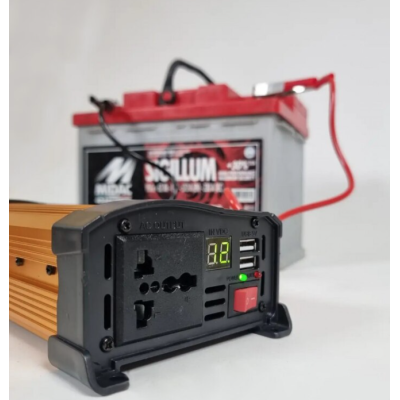 Invertor de tensiune auto KS300 putere 300W 12V 220V