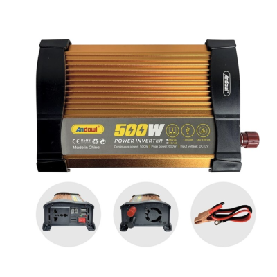 Invertor de tensiune auto KS500 putere 500W 12V 220V