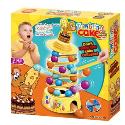 Joc interactiv pentru indemanare Tortul buclucas cu soricel Joc interactiv pentru indemanare Tortul buclucas cu soricel