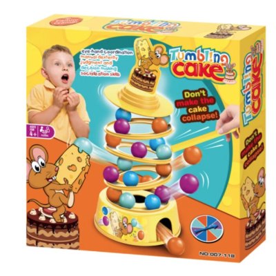 Joc interactiv pentru indemanare Tortul Buclucas cu Soricel