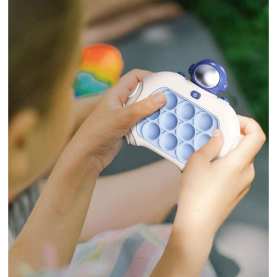 Jucarie interactiva antistress senzoriala functioneaza cu baterii 4 stiluri de joc efecte luminoase si sonore