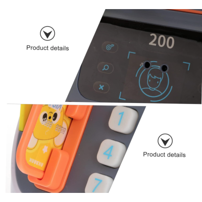 Jucarie interactiva bancomat ATM senzor de recunoastere faciala si PIN