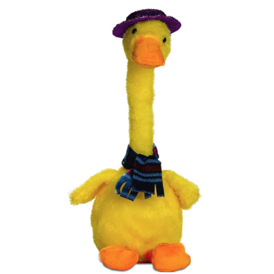 Jucarie interactiva Rata GALBENA Vorbeste Canta Inregistreaza si Repeta