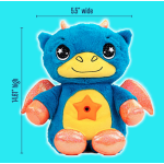 Jucarie Star Belly cu proiectie de stele tip lampa de veghe pentru copii ALBASTRU