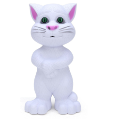 Jucarie Vorbitoare Talking Tom ALB 20 cm Jucarie Vorbitoare Talking Tom ALB 20 cm
