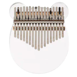 Kalimba Instrument muzical cu 17 note Sticla transparenta model urechi pisica