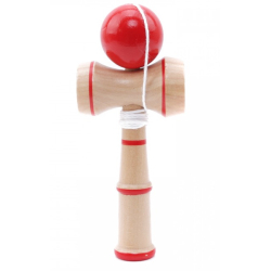 Kendama profesionala din lemn 21 cm model clasic cu bila ROSIE