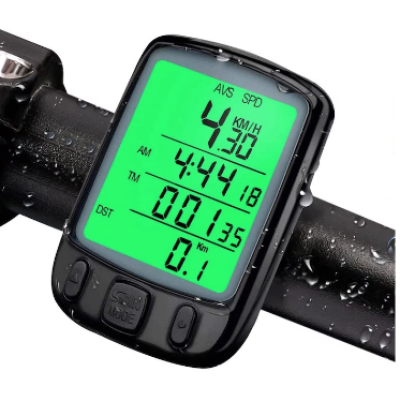 Kilometraj digital bicicleta SD 563A cu fir 25 functii afisaj temperatura ora comparator