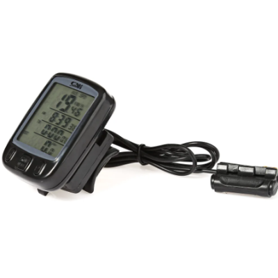 Kilometraj digital bicicleta SD 563A cu fir 25 functii afisaj temperatura ora comparator