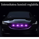 Kit 6 lumini ambientale auto pentru grila RGB 12V cu aplicatie