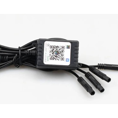 Kit 6 lumini ambientale auto pentru grila RGB 12V cu aplicatie