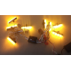 Kit 8 lumini stroboscop 7 functii 12V Galben