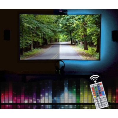 Kit Bandă RGB 5M 280 LED cu telecomanda mare si functii multiple