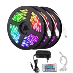 Kit Banda Led Rgb 15 Metri 3x5 Metri cu Telecomanda
