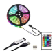 Kit Banda Led RGB cu USB lungime 2M telecomanda pentru TV PC Auto Casa Iluminat decorativ Q DT20