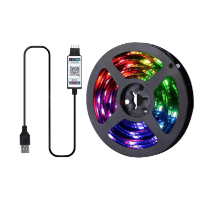 Kit Banda RGB LED TV modulara 4 prinderi cu Bluetooth 021AB