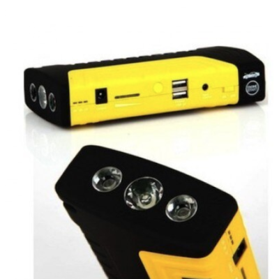 Kit baterie pentru pornirea masinii si incarcarea telefonului USB cu 4 adaptoare