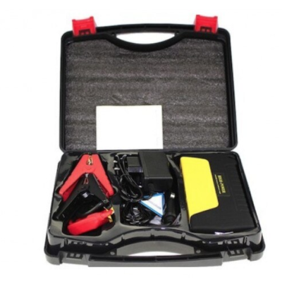 Kit baterie pentru pornirea masinii si incarcarea telefonului USB cu 4 adaptoare