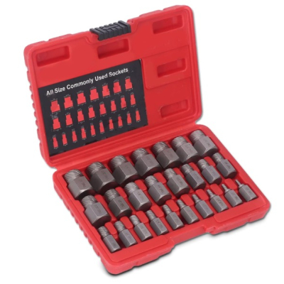 Kit de Extractie a Suruburilor Deteriorate 25 de Bucati