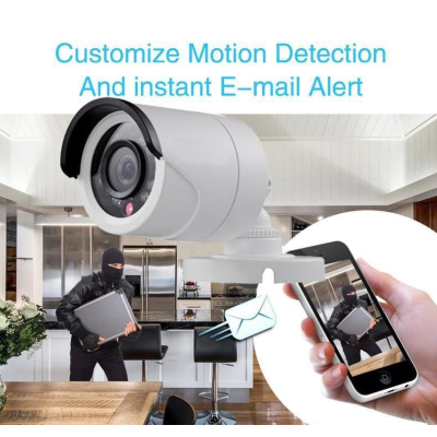 Kit de supraveghere JORTAN cu 8 camere CCTV AHD 1080P