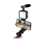Kit de vlogging cu trepied LED video și suport pentru telefon Q ZJ09