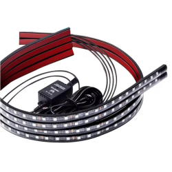 Kit lumina ambientala auto 120X150 cm pentru exterior sub masina RGB