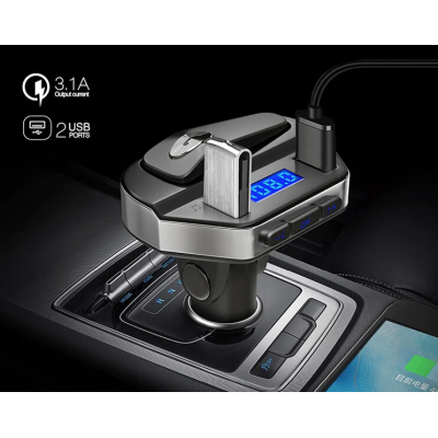 Kit modulator V6 MP3 cu Casca Handsfree Bluetooth