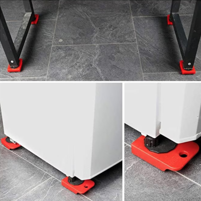 Kit Mutat Mobilier 4 Platforme cu roti si 1 Parghie metalica