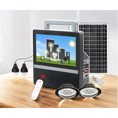 Kit panou solar cu TV GD 8088 putere 200W multifunctional Kit panou solar cu TV GD 8088 putere 200W multifunctional