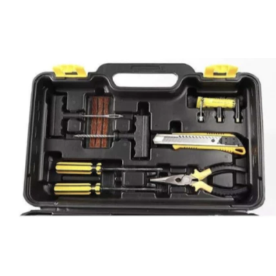 Kit pentru pana Auto compresor 12V cu 2 cilindri si 7 accesorii