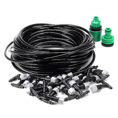 Kit racire terasa cu vapori de apa furtun de 10 m si 10 de duze