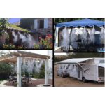 Kit racire terasa cu vapori de apa furtun de 10 m si 10 de duze