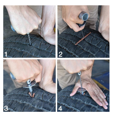 Kit Reparatie Pana Anvelopa Vulcanizare Metalic