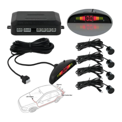 Kit senzori parcare cu afisaj senzori negri 22 mm