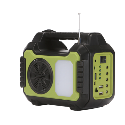 Kit solar GD-8071 dotat cu dispozitive USB cu 4 becuri si Radio