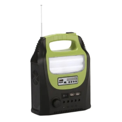 Kit solar GD-8072 cu lampa multifunctionala panou solar si 3 Becuri 