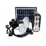 Kit solar GD Lite 1 dotat cu dispozitive USB cu 3 becuri LED si acumulator de mare capacitate HA
