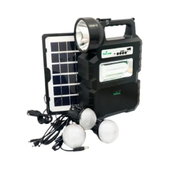 Kit solar portabil Radio FM si Bluetooth CL-810 XL