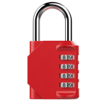 Lacat ROSU cu cif (4 cadrane)