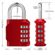 Lacat ROSU cu cif (4 cadrane)