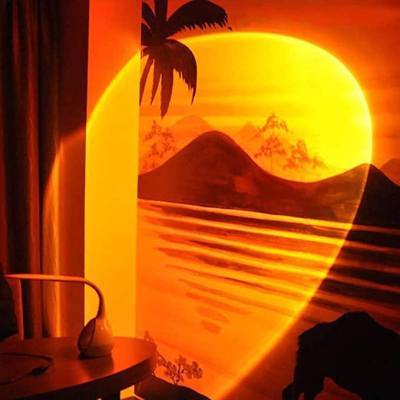 Lampa Atmosfera Orange SUNSET Lamp alimentare USB