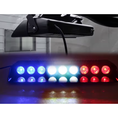 Lampa auto de avertizare stroboscopica semnalizare de urgenta s3 rosu/albastru