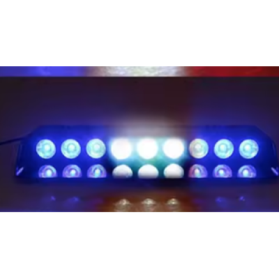 Lampa auto de avertizare stroboscopica semnalizare de urgenta s3 rosu/albastru