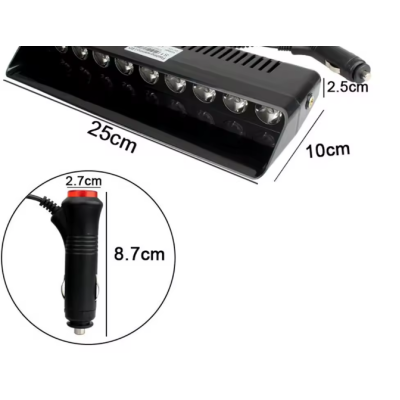 Lampa auto de avertizare stroboscopica semnalizare de urgenta s3 rosu/albastru