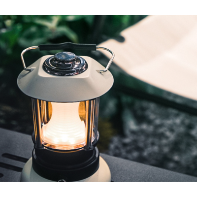 Lampa camping LED Q ZD261 intensitate reglabila lumina calda si lumina rece