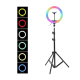 Lampa circulara profesionala LED Ring Light RGB Andowl Q MG34