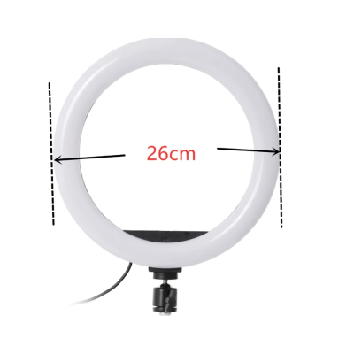 Lampa circulara profesionala LED Ring Light RGB Andowl Q MG34 diametru 26 cm