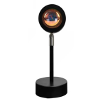 Lampa cu lupa videografie si telecomanda efecte Sunset multicolor cu telecomanda