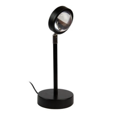 Lampa cu lupa videografie si telecomanda efecte Sunset multicolor cu telecomanda