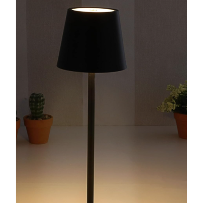Lampa de birou cu senzor tactil si 3 moduri de iluminare NEAGRA